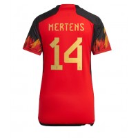 Belgium Dries Mertens #14 Replica Home Shirt Ladies World Cup 2022 Short Sleeve
